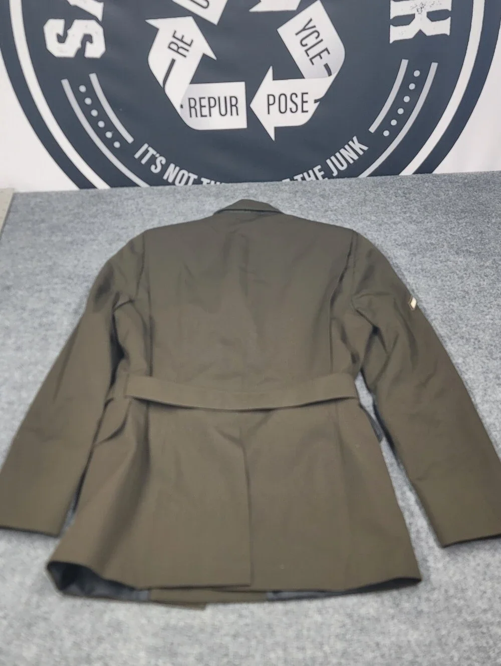 Flying Cross Army AGSU Service Coat 40R-A Army Dress Coat With Patches & Pins